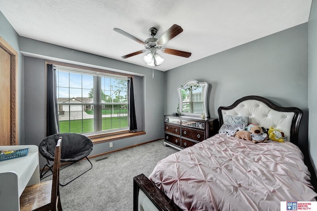1035 Primrose Ln, Hickman, NE 68372 - carpeted bedroom featuring baseboards and a ceiling fan