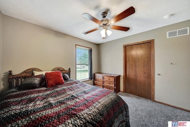 1035 Primrose Ln, Hickman, NE 68372 - carpeted bedroom featuring a ceiling fan and baseboards