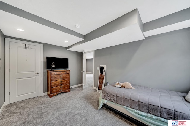 1035 Primrose Ln, Hickman, NE 68372 - bedroom with carpet flooring, baseboards, and recessed lighting