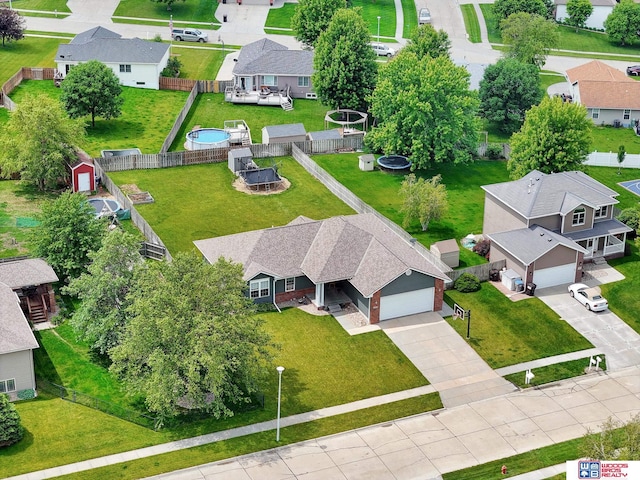 1035 Primrose Ln, Hickman, NE 68372 - aerial view of residential area