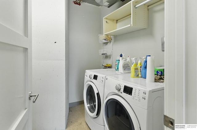 3200 Farnam Ct Unit 3409, Omaha, NE 68131 - washroom featuring washing machine and clothes dryer