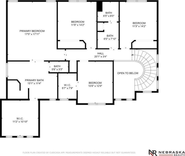 18402 Polk St, Omaha, NE 68135 - view of home floor plan