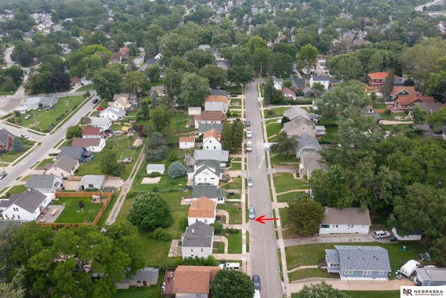 5042 Corby St, Omaha, NE 68104 - aerial view of property and surrounding area featuring nearby suburban area