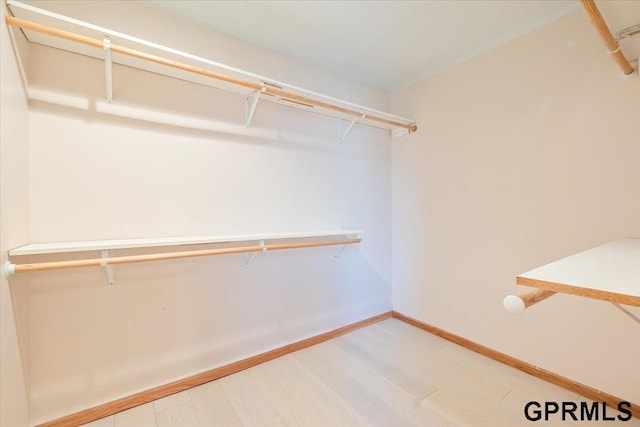 3018 Frederick St S, Omaha, NE 68105 - walk in closet with light wood-style flooring