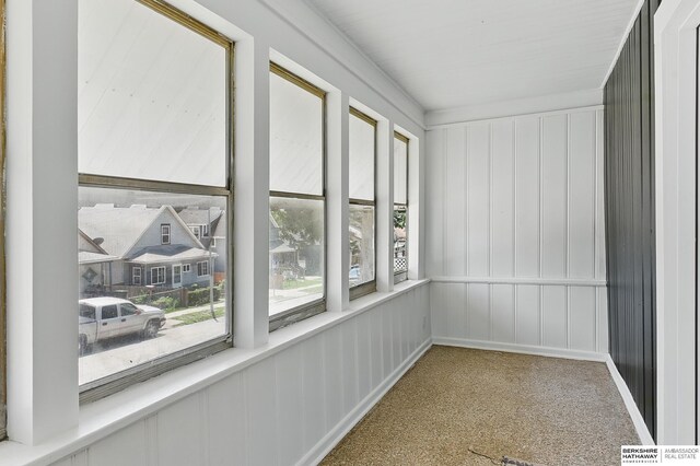 3410 U St, Omaha, NE 68107 - unfurnished sunroom with plenty of natural light