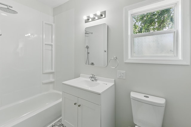 3410 U St, Omaha, NE 68107 - full bathroom with vanity and bathtub / shower combination