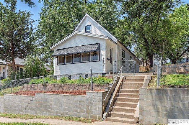 3410 U St, Omaha, NE 68107 - view of front of home with stairway