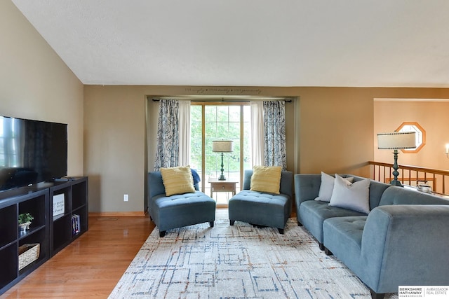 6705 Hillcrest Ln, La Vista, NE 68128 - living area featuring light wood-style flooring and baseboards