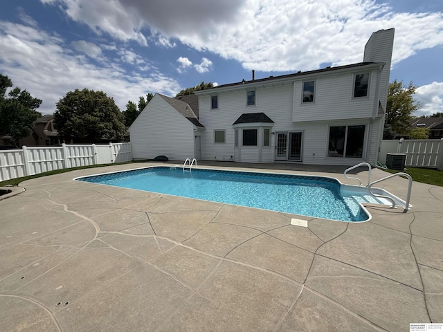 13406 Erskine St, Omaha, NE 68164 - view of pool featuring a patio and a fenced backyard
