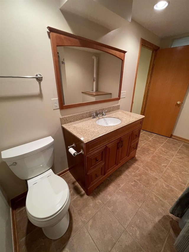 13406 Erskine St, Omaha, NE 68164 - bathroom featuring vanity and recessed lighting