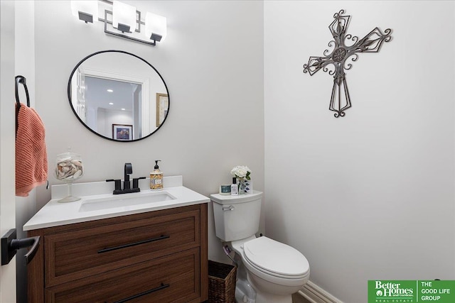 5850 Country Squire Plz, Omaha, NE 68152 - bathroom with toilet and vanity