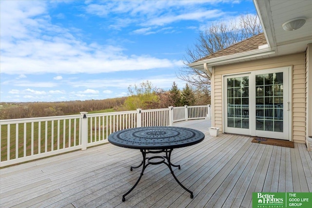 5850 Country Squire Plz, Omaha, NE 68152 - view of wooden deck