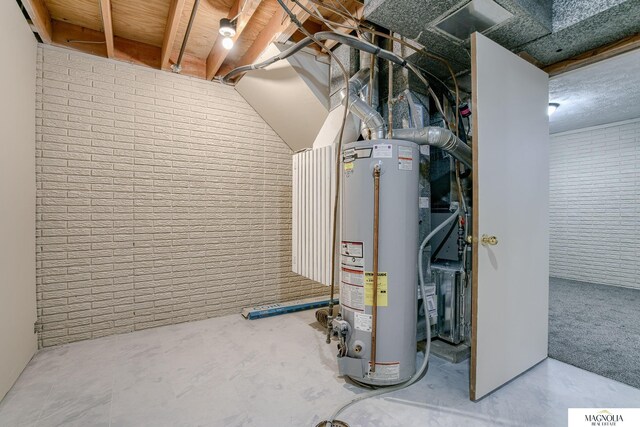 5424 Canterbury Ln Unit 5424, Lincoln, NE 68512 - utility room with gas water heater