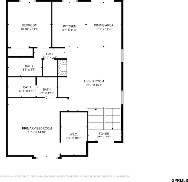 6736 S 191st St, Omaha, NE 68135 - view of property floor plan