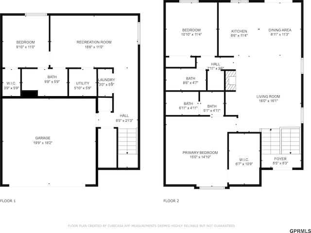 6736 S 191st St, Omaha, NE 68135 - view of home floor plan