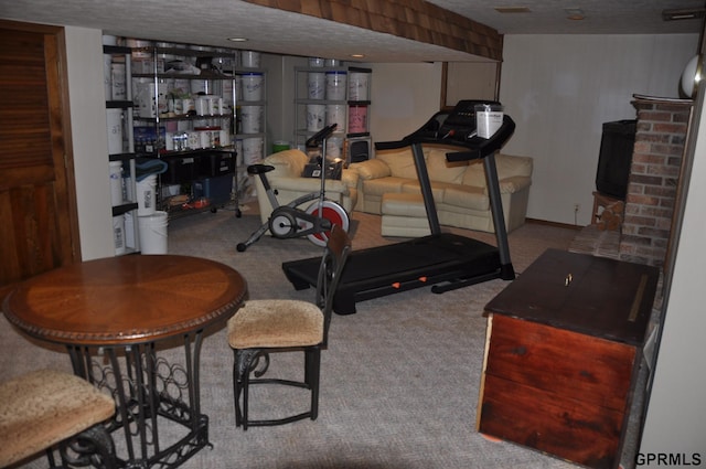 1017 N 129th Cir, Omaha, NE 68154 - exercise room featuring carpet
