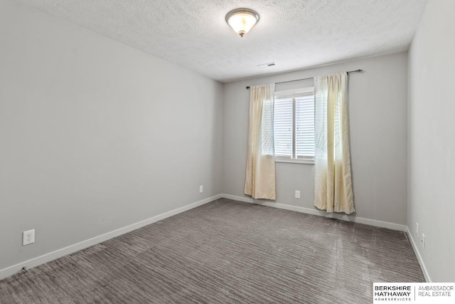 19014 Pratt Cir, Elkhorn, NE 68022 - spare room featuring a textured ceiling and carpet