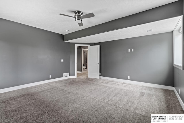 19014 Pratt Cir, Elkhorn, NE 68022 - unfurnished room with ceiling fan and carpet floors