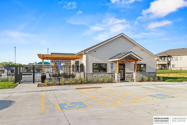 19014 Pratt Cir, Elkhorn, NE 68022 - view of property featuring uncovered parking