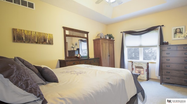 1933 Redstone Rd, Lincoln, NE 68521 - bedroom with carpet and a tray ceiling