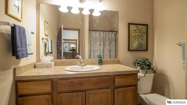 1933 Redstone Rd, Lincoln, NE 68521 - full bath featuring vanity and toilet
