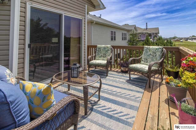 1933 Redstone Rd, Lincoln, NE 68521 - view of wooden terrace