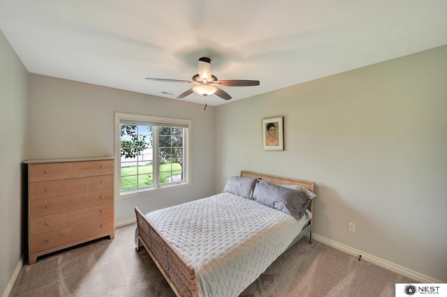 820 N 100th St, Lincoln, NE 68527 - bedroom featuring carpet and ceiling fan