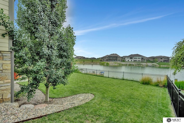 820 N 100th St, Lincoln, NE 68527 - fenced backyard featuring a residential view and a water view