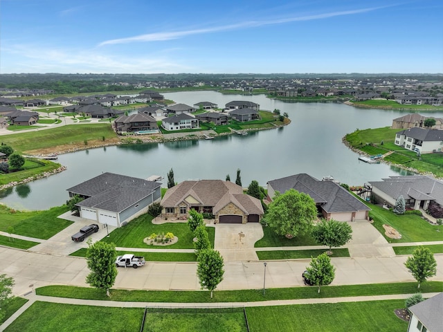 820 N 100th St, Lincoln, NE 68527 - aerial view of residential area featuring a nearby body of water