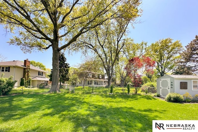 1817 Holling Dr, Omaha, NE 68144 - view of yard with a shed