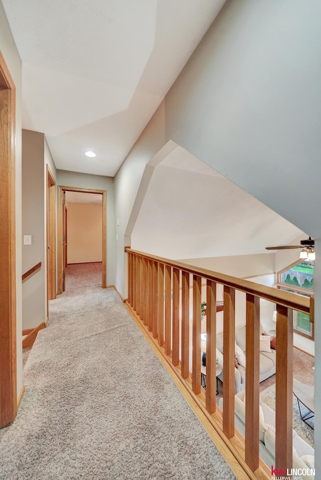4630 Eagle Ridge Rd, Lincoln, NE 68516 - corridor featuring carpet and recessed lighting