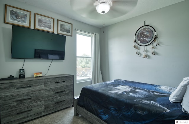 7342 S 184th St, Omaha, NE 68136 - carpeted bedroom with ceiling fan and baseboards
