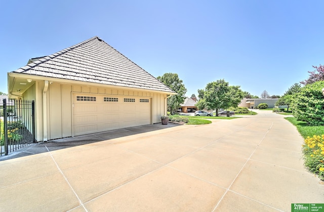 9706 Ascot Dr, Omaha, NE 68114 - view of detached garage