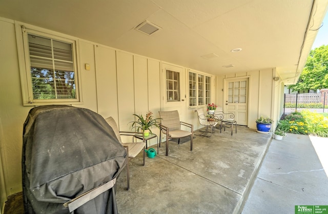 9706 Ascot Dr, Omaha, NE 68114 - view of patio / terrace with grilling area