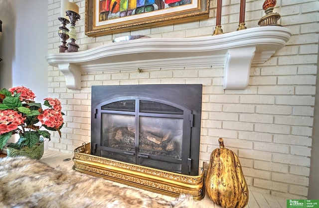 9706 Ascot Dr, Omaha, NE 68114 - detailed view of a fireplace