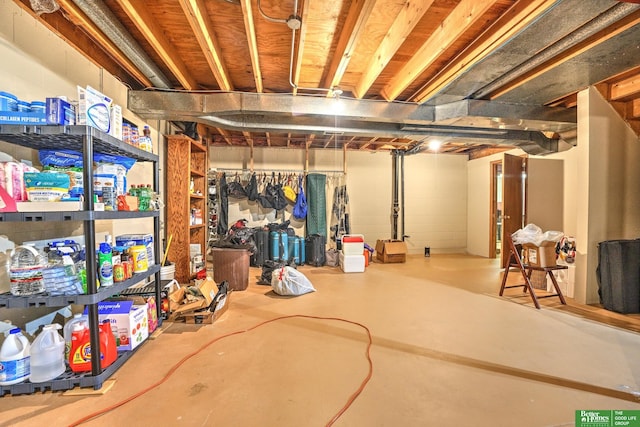 9706 Ascot Dr, Omaha, NE 68114 - view of unfinished basement
