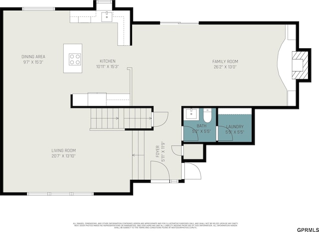 801 Redwood Ln, Papillion, NE 68046 - view of floor plan / room layout