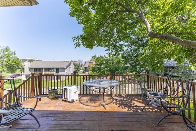 1211 Devon Dr, Papillion, NE 68046 - view of wooden deck