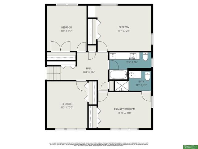 1729 S 76th Ave, Omaha, NE 68124 - view of floor plan / room layout