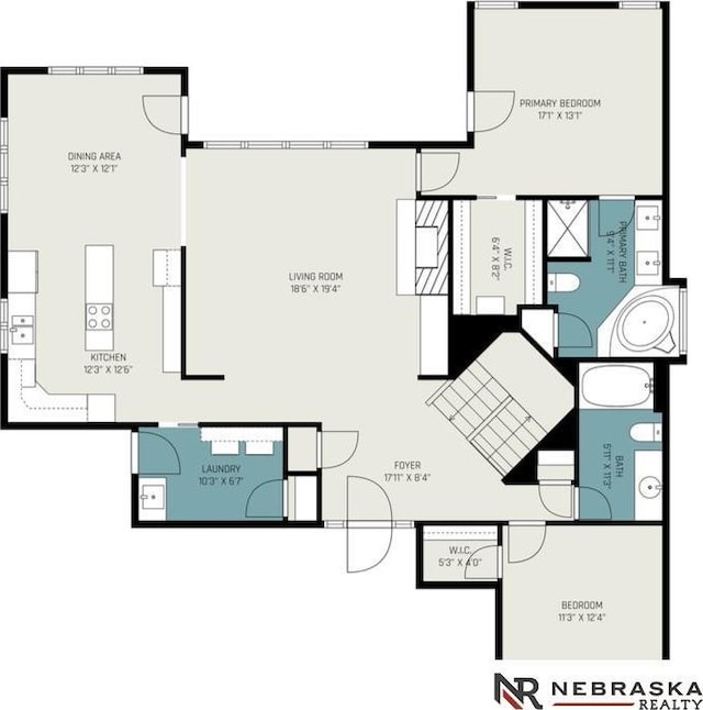 4209 N 158th Ave, Omaha, NE 68116 - view of property floor plan