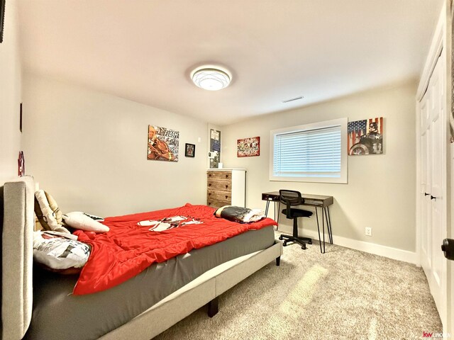 26855 SW 89th Rd, Beatrice, NE 68310 - carpeted bedroom with a closet and baseboards