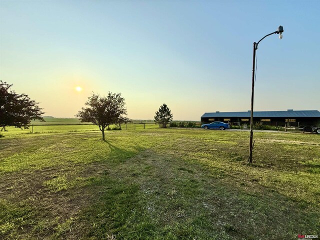 26855 SW 89th Rd, Beatrice, NE 68310 - yard at dusk featuring a view of rural / pastoral area