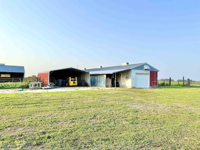 26855 SW 89th Rd, Beatrice, NE 68310 - rear view of house featuring a garage