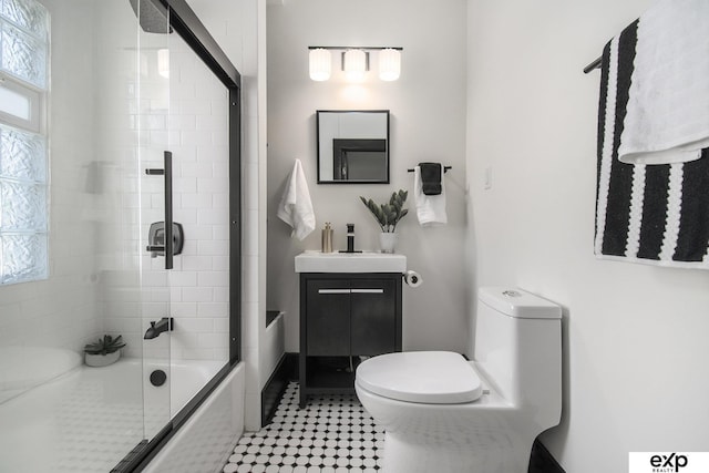 3814 Marcy St, Omaha, NE 68105 - bathroom with enclosed tub / shower combo and vanity