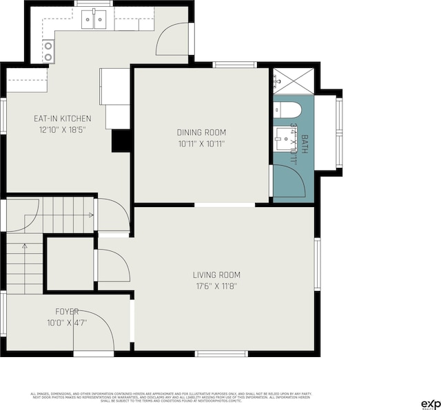 3814 Marcy St, Omaha, NE 68105 - view of floor plan / room layout