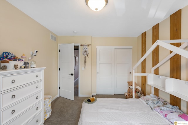 7176 N 166th St, Bennington, NE 68007 - carpeted bedroom featuring a closet
