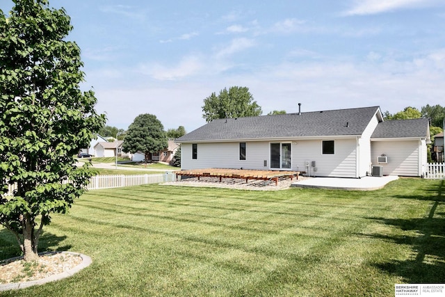 21305 Mcclellan Cir, Gretna, NE 68028 - back of property featuring a patio area and a shingled roof
