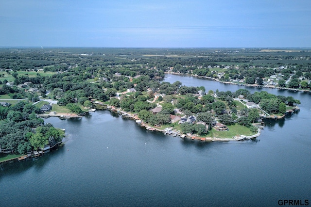 1524 Trumball Ter, Plattsmouth, NE 68048 - aerial view of property's location featuring a large body of water