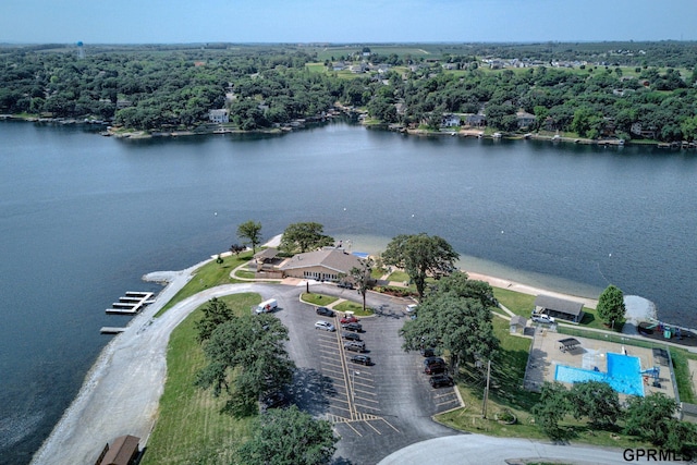 1524 Trumball Ter, Plattsmouth, NE 68048 - aerial view of a nearby body of water