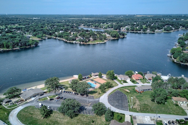 1524 Trumball Ter, Plattsmouth, NE 68048 - drone / aerial view of a nearby body of water